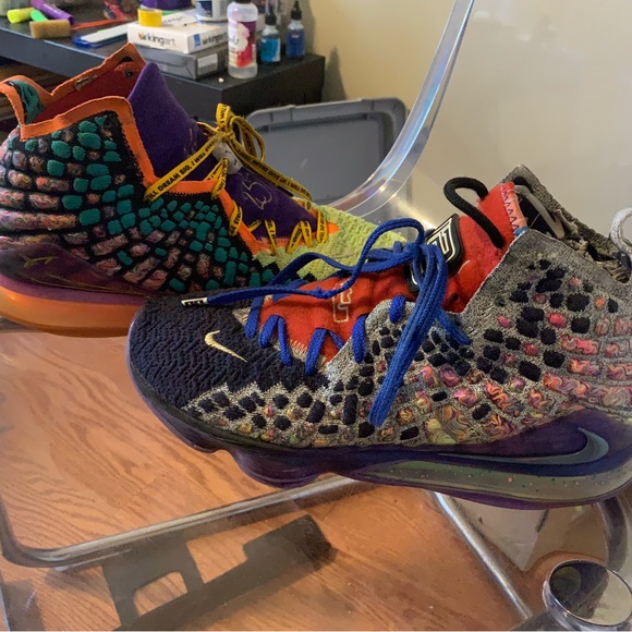 Nike LeBron 17  "What The..." colorway  12 M. Great Condition - Picture 4 of 14